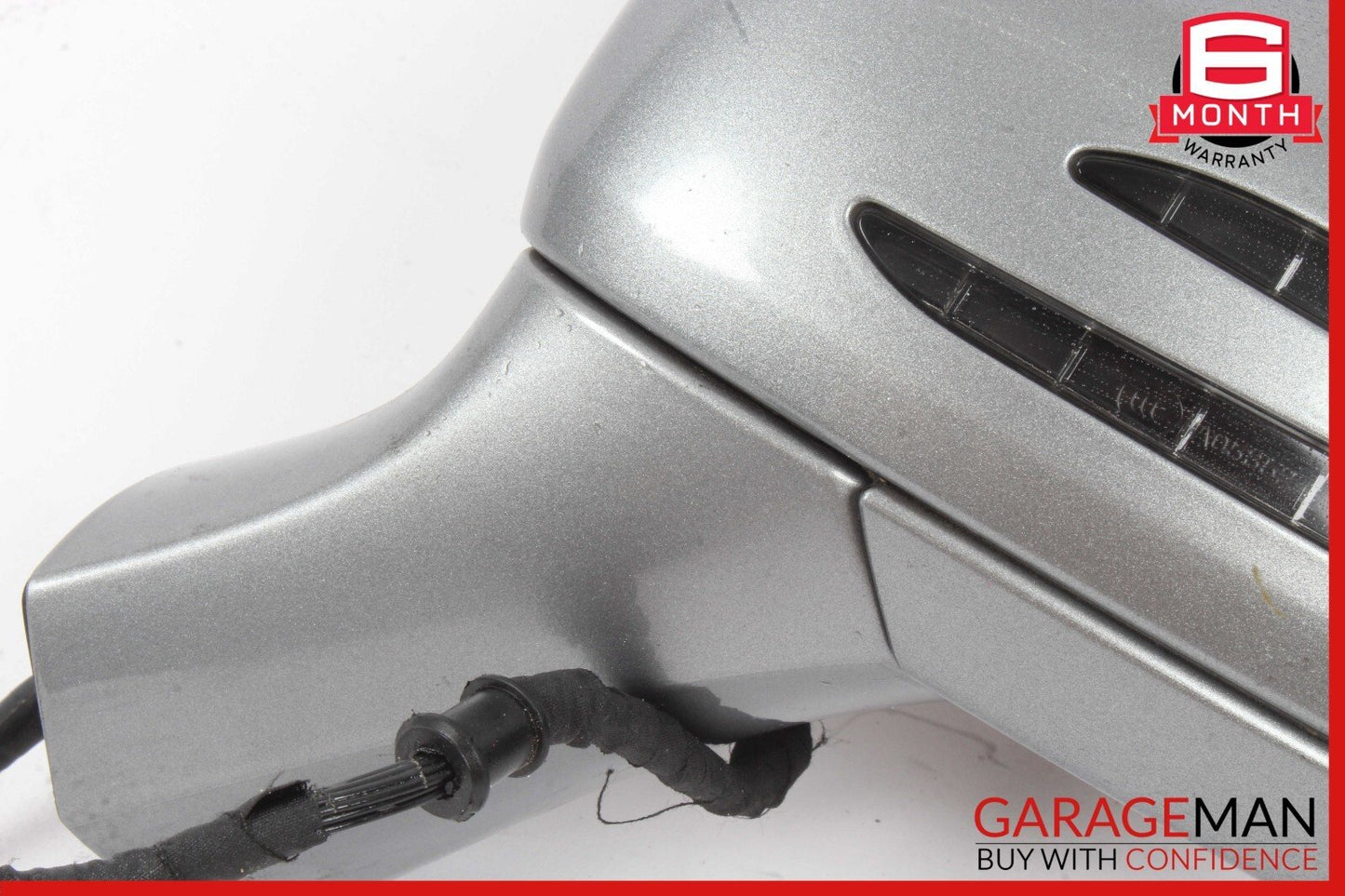 12-16 Mercedes R172 SLK250 Left Side Mirror Door Rear View Palladium Silver