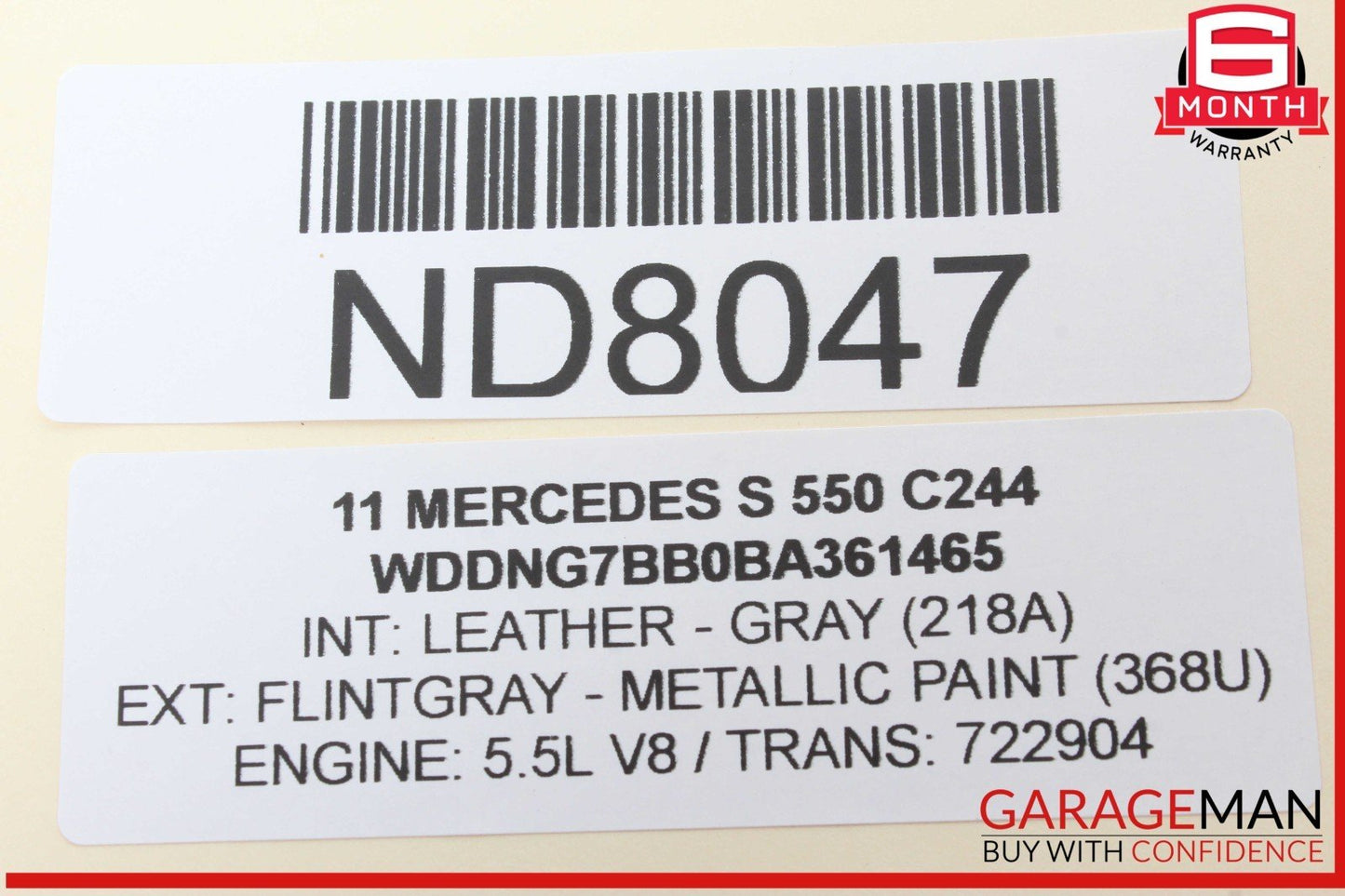 12-20 Mercedes W221 S550 S400 Keyless Go Entry Antenna 1668200075 OEM
