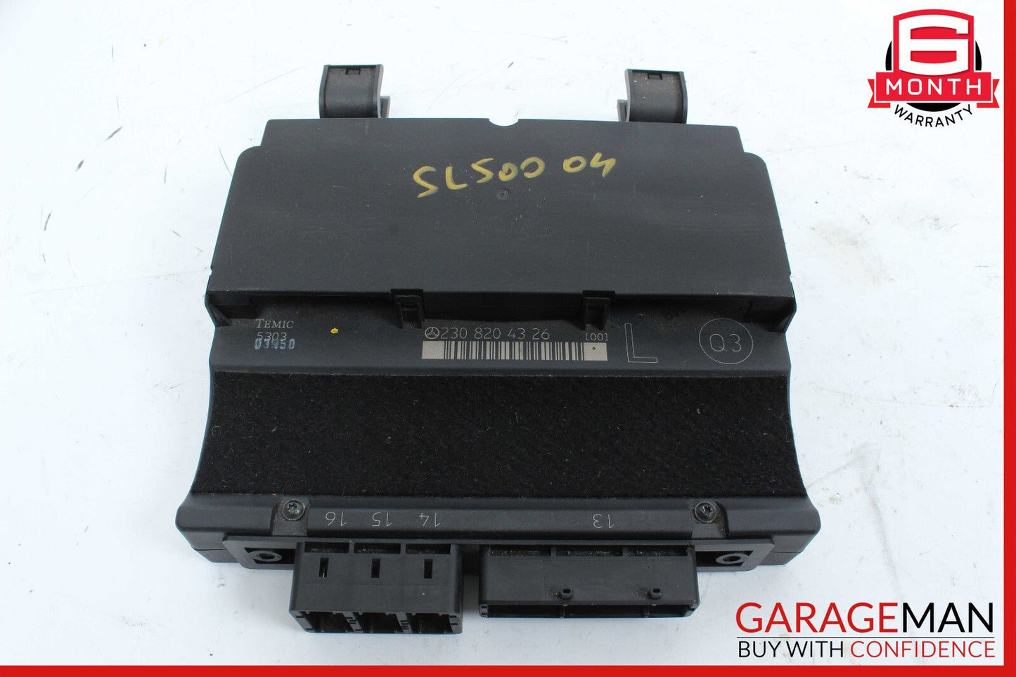 03-12 Mercedes R230 SL500 Under Seat Control Module Left Driver Side OEM