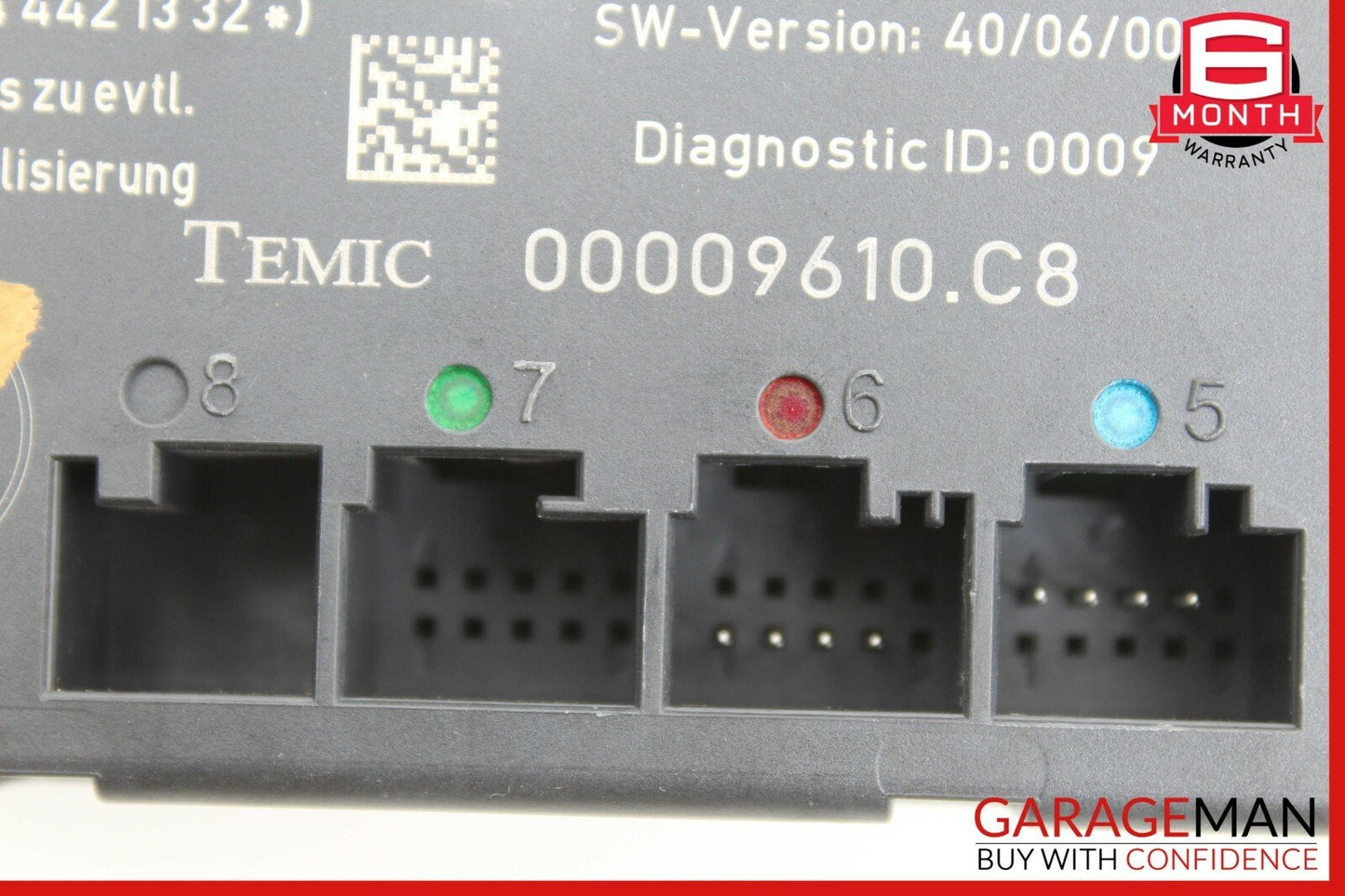 08-14 Mercedes W204 C300 C350 Sedan Rear Right Side Door Control Module Unit