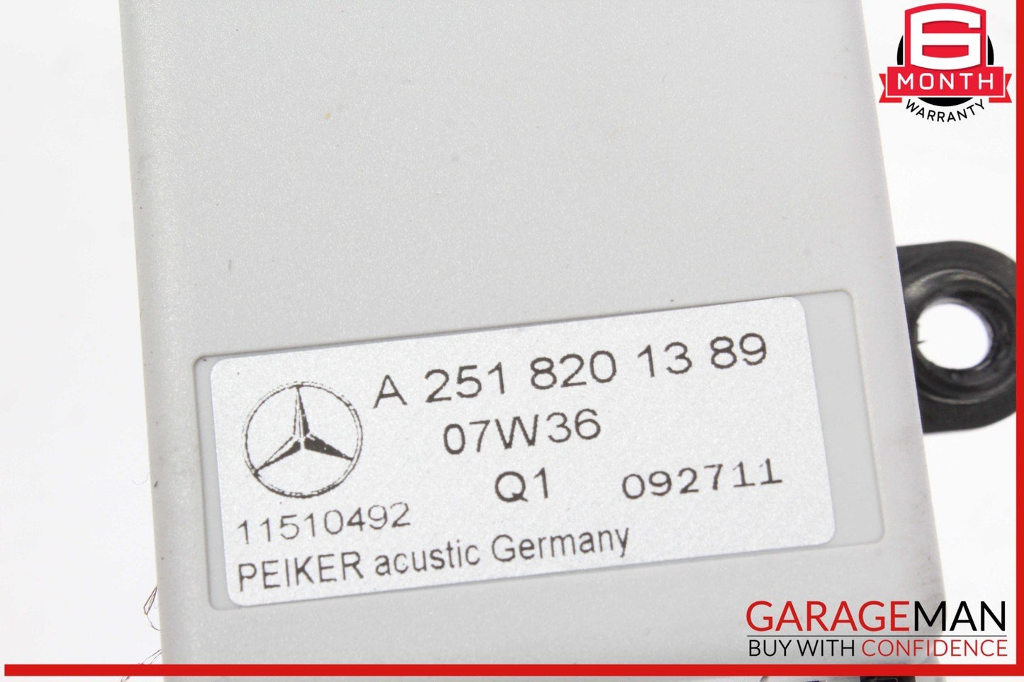 06-12 Mercedes X164 GL550 GL450 Amplifier Amp Sound System Audio 2518201389 OEM