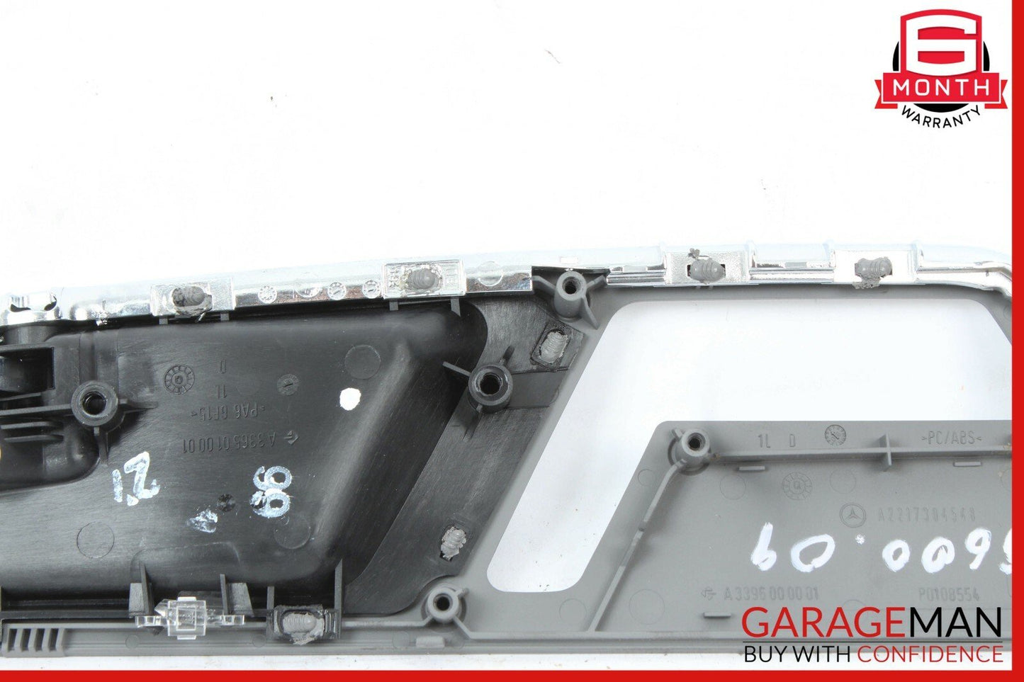 07-09 Mercedes W221 S550 S450 Rear Left Side Interior Door Handle Black OEM