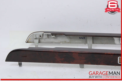 07-09 Mercedes W221 S550 CL600 Center Console Trim Bezel Wood 2216800234 OEM