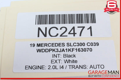 12-20 Mercedes R172 SLC300 Parking Brake Release Handle 2469050451 OEM