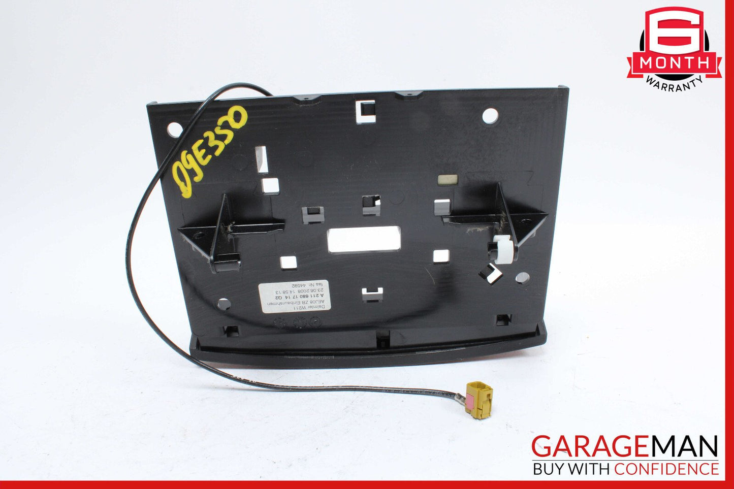 07-09 Mercedes W211 E350 E550 Hazard Control Door Lock Switch Panel Wood OEM