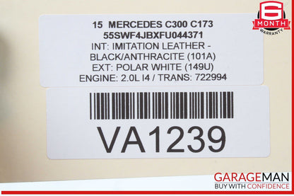 15-20 Mercedes W205 C300 C350e Front Right Side Door Window Regulator Motor Unit