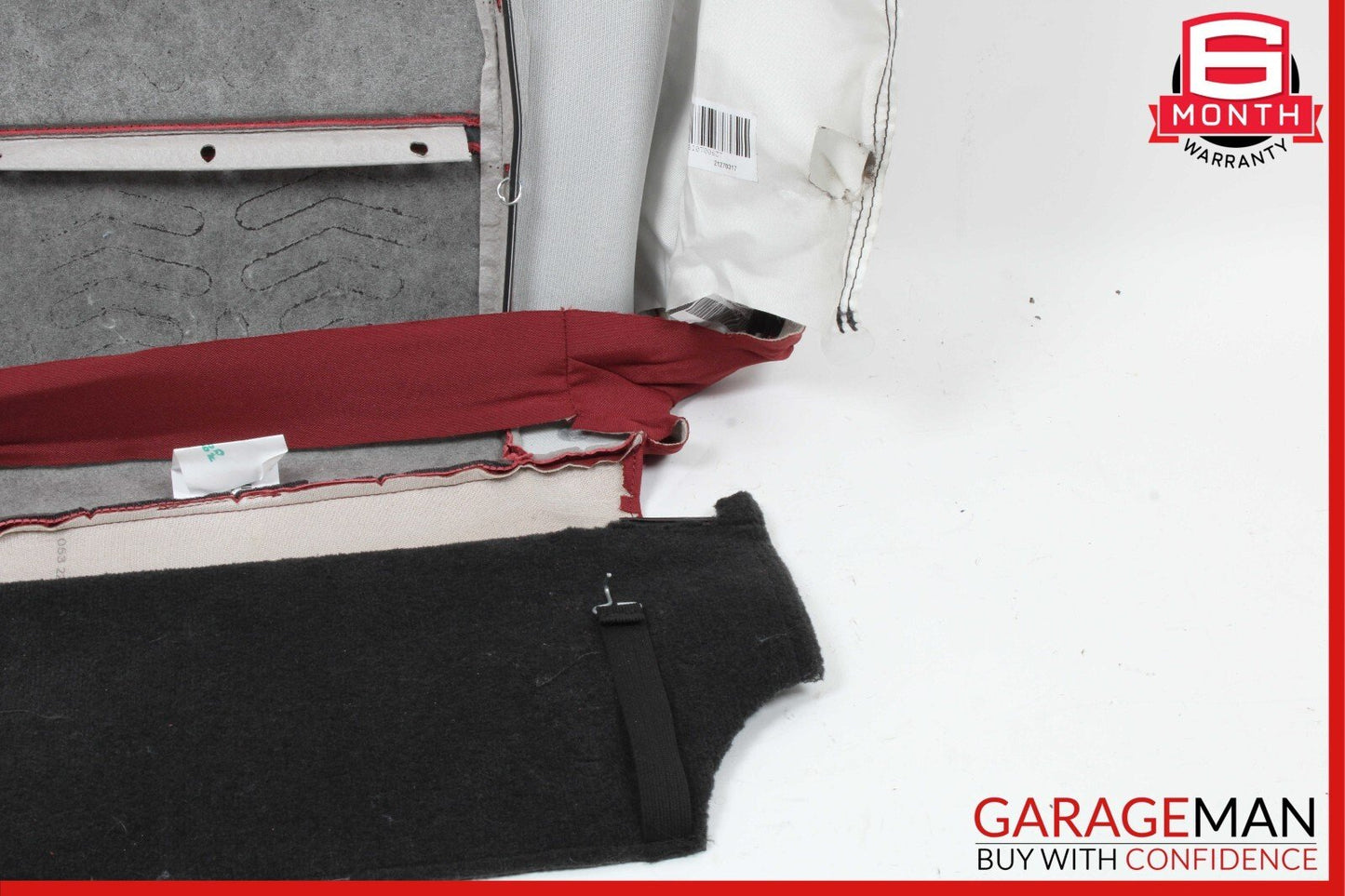 19-22 Porsche Cayenne Front Right Side Top Upper Seat Cushion Cover Red