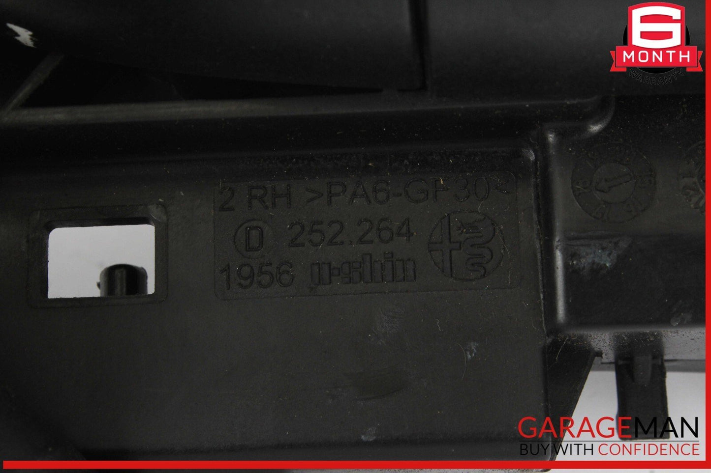 17-23 Alfa Romeo Giulia Rear Right Passenger Side Exterior Door Handle Black OEM