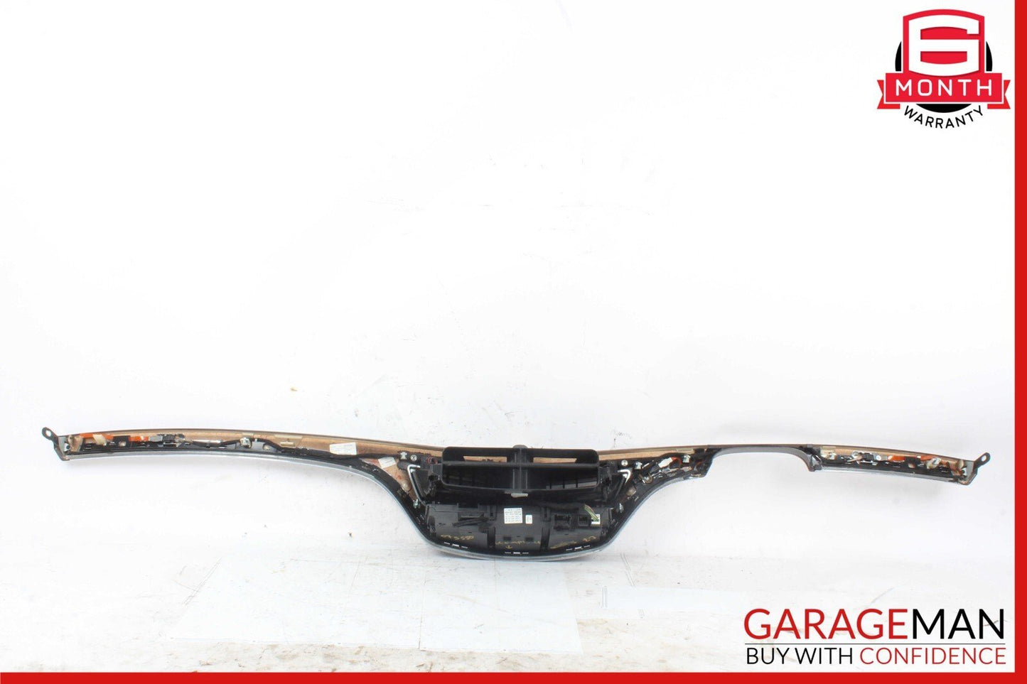 07-13 Mercedes W221 S550 Dash Center Cover Panel Air Vent w/ Door Wood Bezel Set