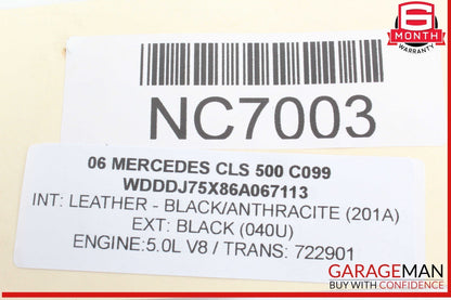 06-11 Mercedes W219 CLS500 CLS550 Front Right Side Exterior Door Handle OEM