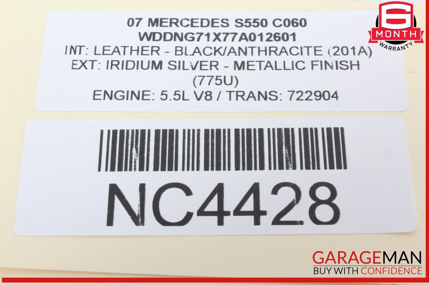 07-13 Mercedes W221 S550 S350 S63 Front Right Door Control Module 2219006304 OEM