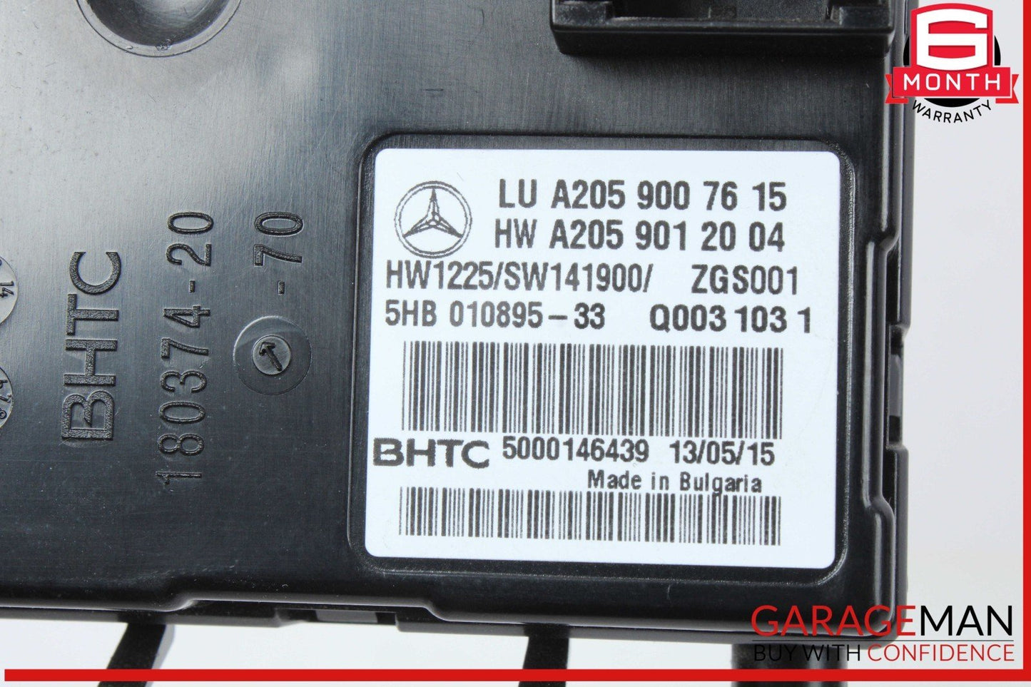 15-20 Mercedes W205 C300 A/C AC Heater Climate Control Module Unit OEM