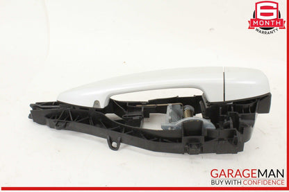 16-22 BMW X1 F48 X2 Rear Left Driver Side Exterior Door Handle White OEM