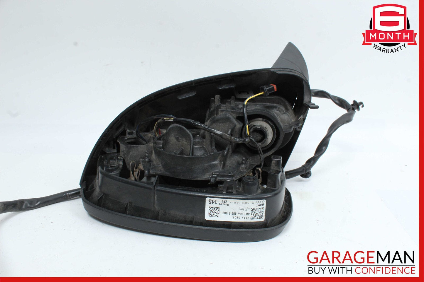 12-18 Audi A7 Front Left Side Mirror Door Rear View w/o Glass OEM