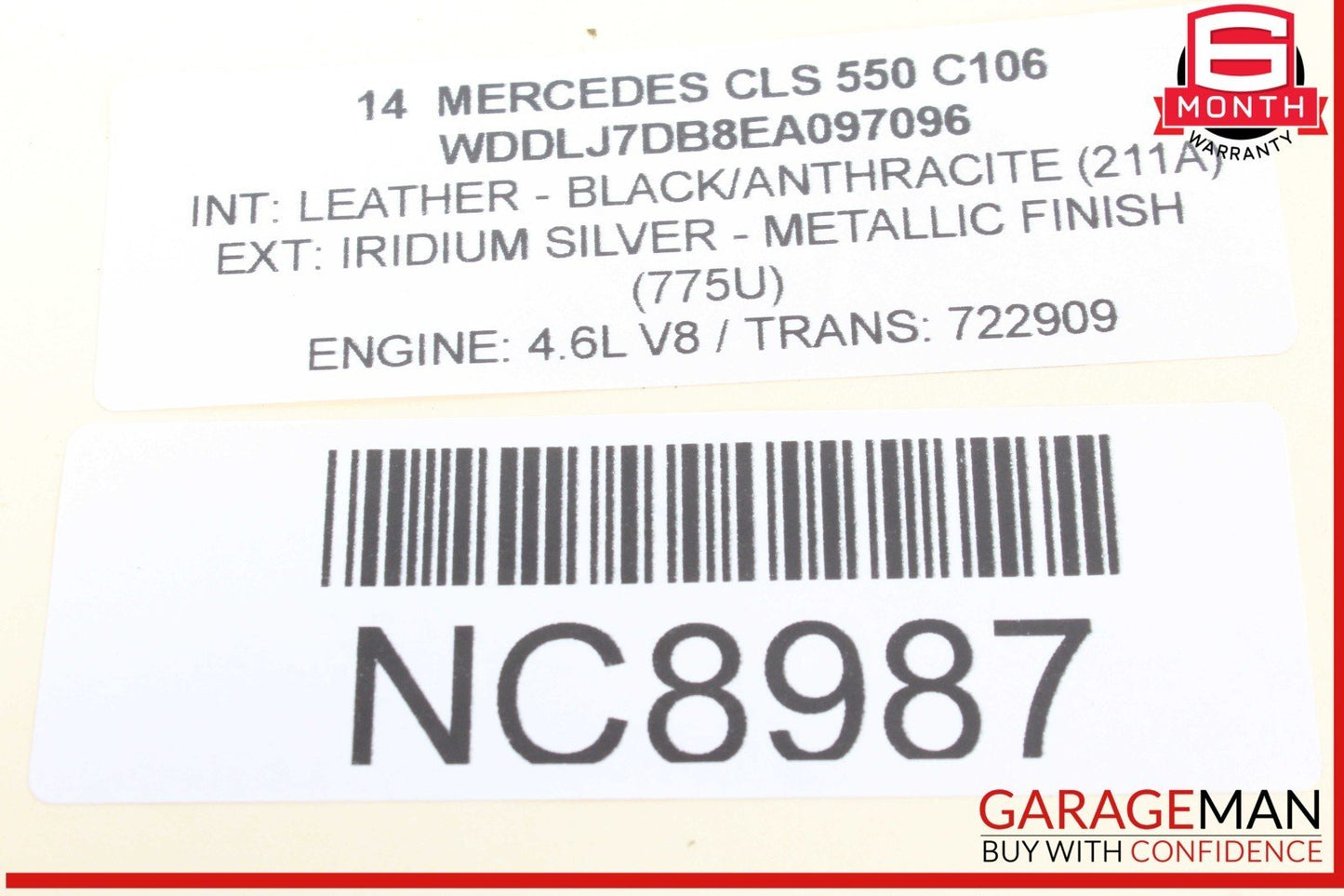 08-18 Mercedes W218 CLS550 C300 Front Left Side Door Control Module Unit OEM