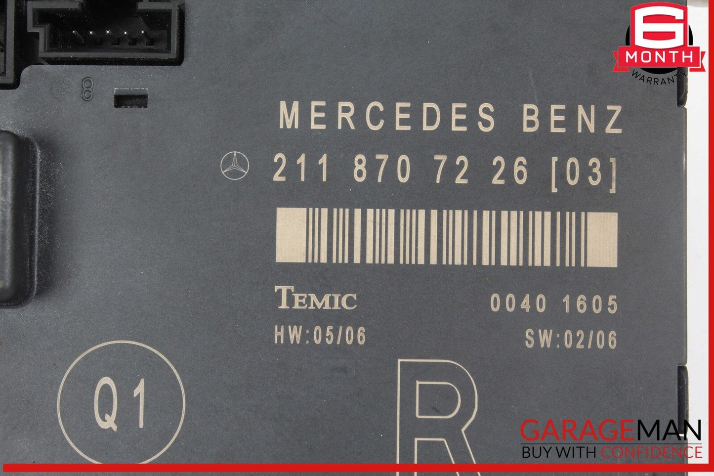 03-09 Mercedes W211 E350 E550 Front Right Passenger Door Control Module OEM