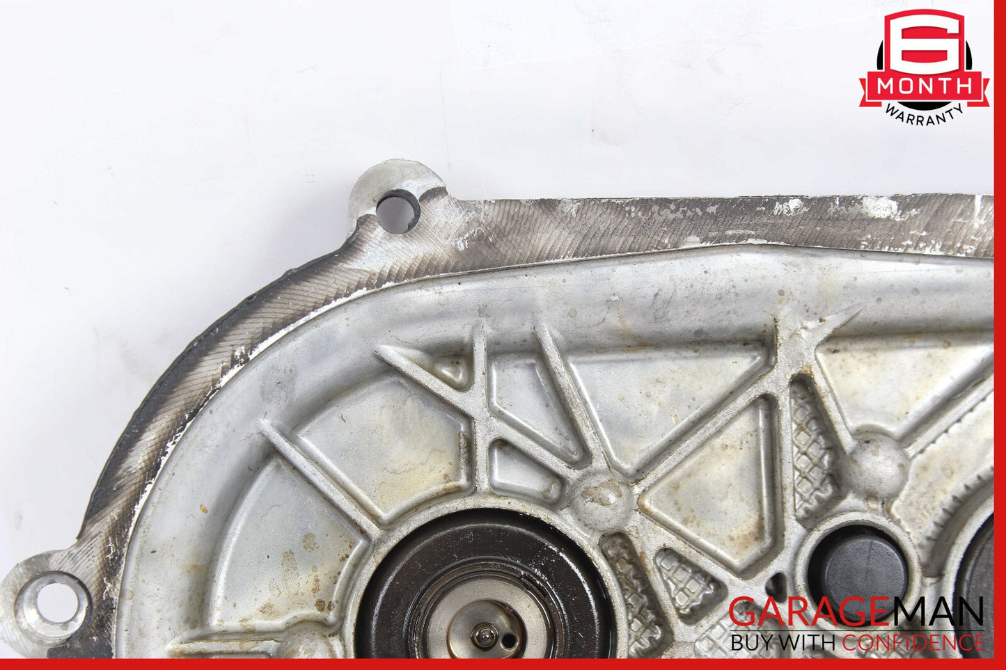 05-13 Mercedes W221 S400 E550 Front Left Side Engine Timing Chain Cover Plate