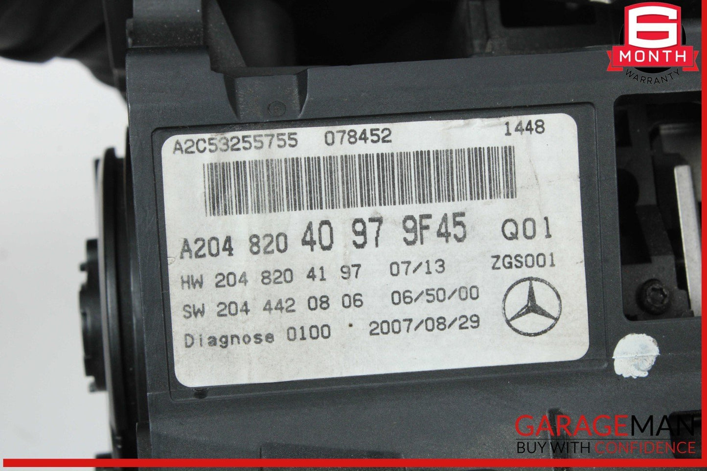 08-11 Mercedes W204 C300 Dash Dashboard Screen Display Monitor Cover Assembly