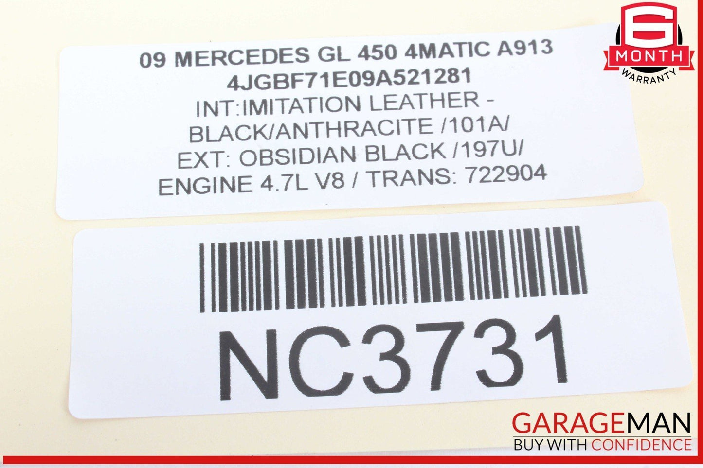 07-09 Mercedes X164 GL450 4MATIC ML350 GL450 DVD Video Player 1648707989 OEM