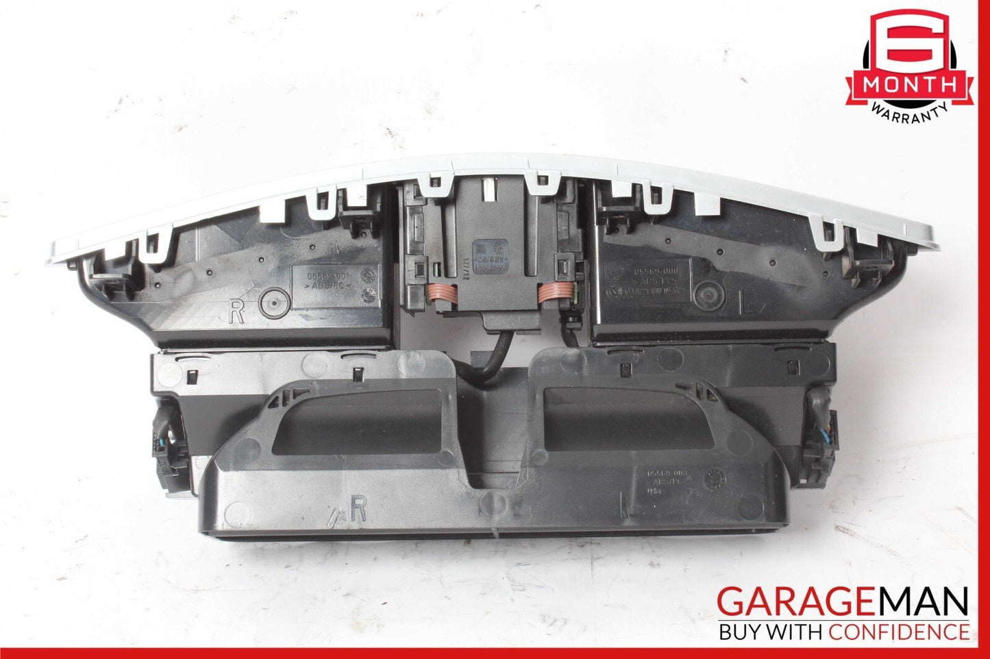 07-13 Mercedes W221 S550 Center Dash Air Vent AC A/C Clock Trim Cover Assembly