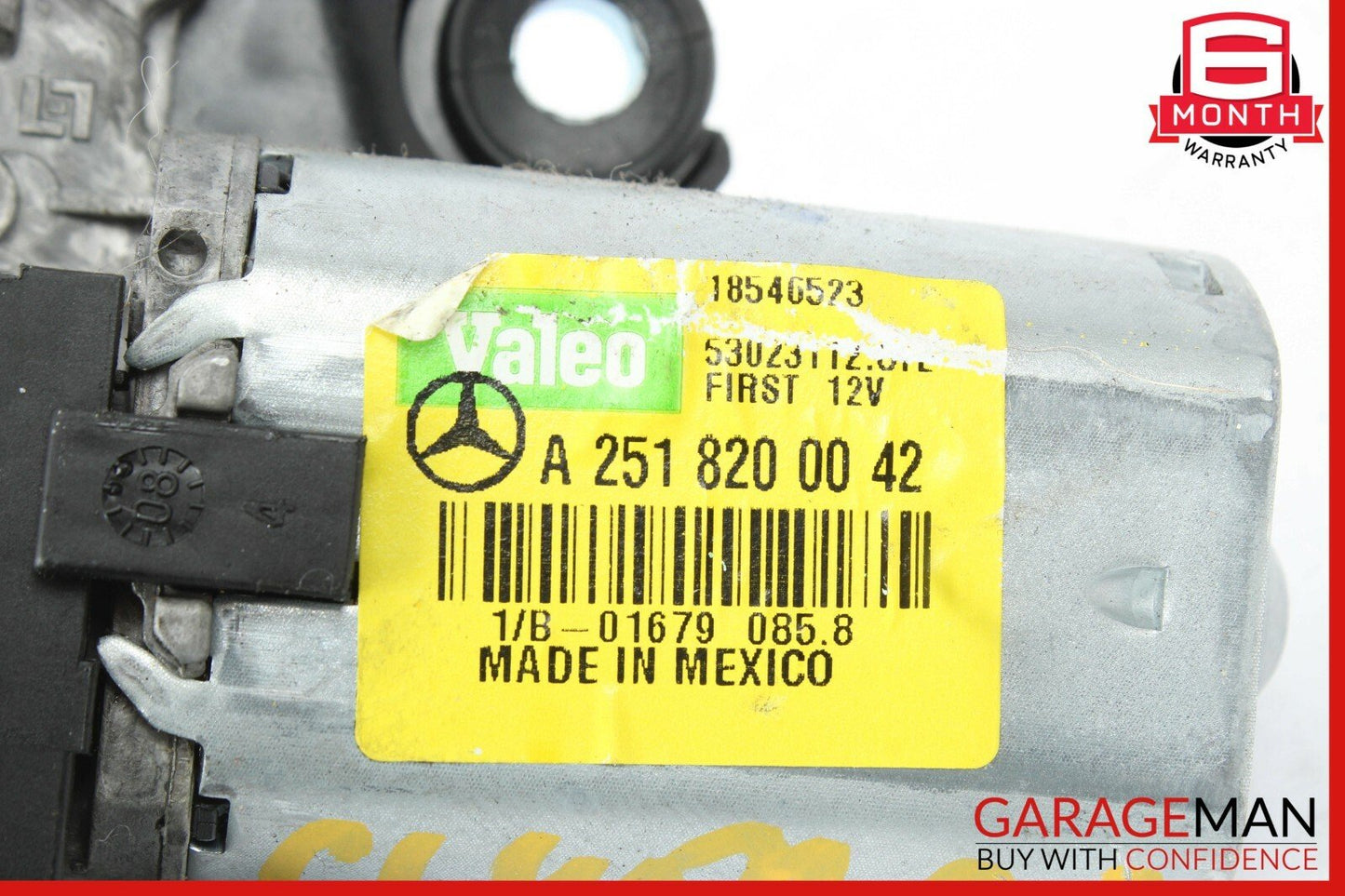 06-12 Mercedes X164 GL450 R550 ML450 Rear Windshield Glass Wiper Motor OEM