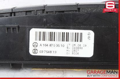 06-12 Mercedes W164 ML350 GL450 Dash Hazard Heated Seats ESP Control Panel OEM
