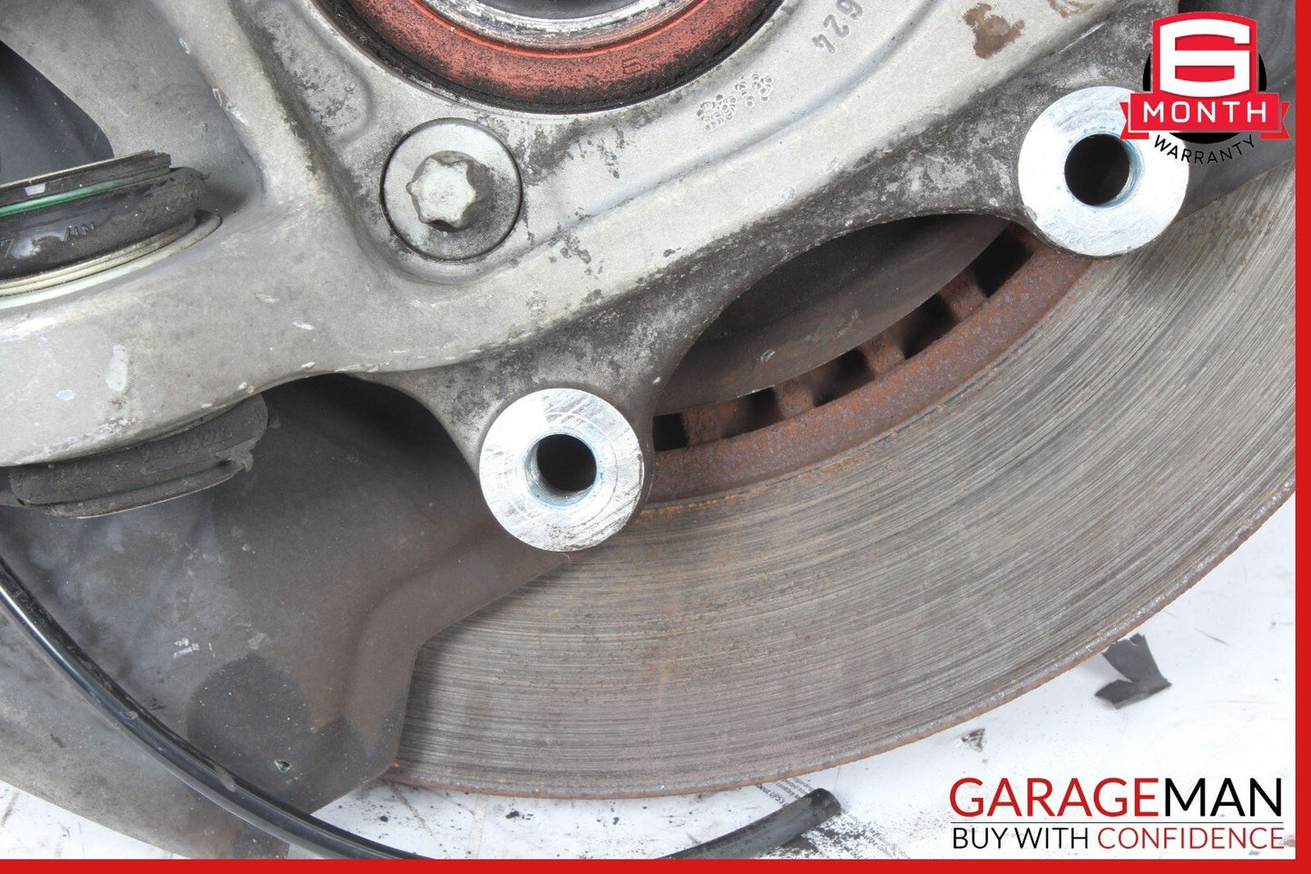 08-14 Mercedes W212 E350 Rear Right Side Spindle Knuckle Hub Bearing Brake Rotor