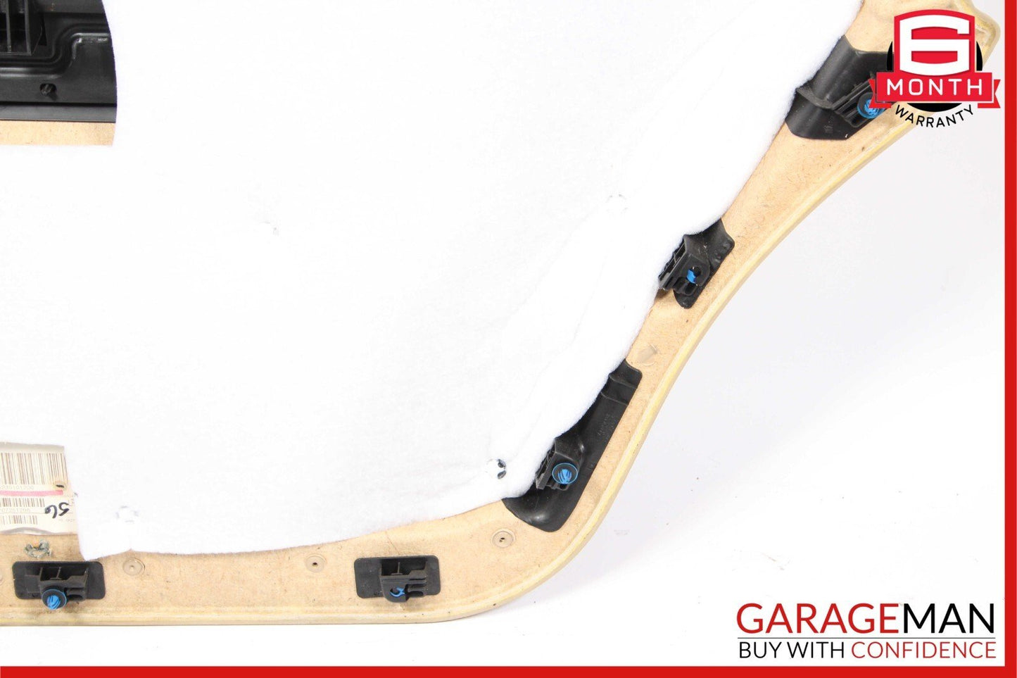 06-10 Mercedes W251 R350 Rear Left Side Complete Interior Door Panel Brown OEM