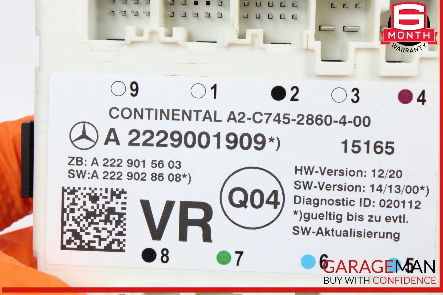 15-23 Mercedes W205 C300 4MATIC Front Right Side Door Control Module Unit OEM