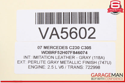 03-11 Mercedes W203 C230 CLK500 CLS350 Bosch Engine Starter Motor 0061510501 OEM