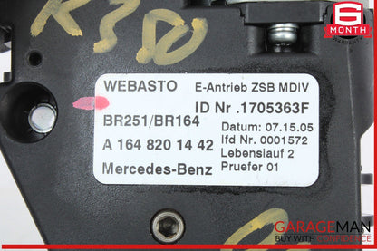 06-13 Mercedes W251 R350 4MATIC Panoramic Sunroof Sun Roof Motor 1648201442 OEM