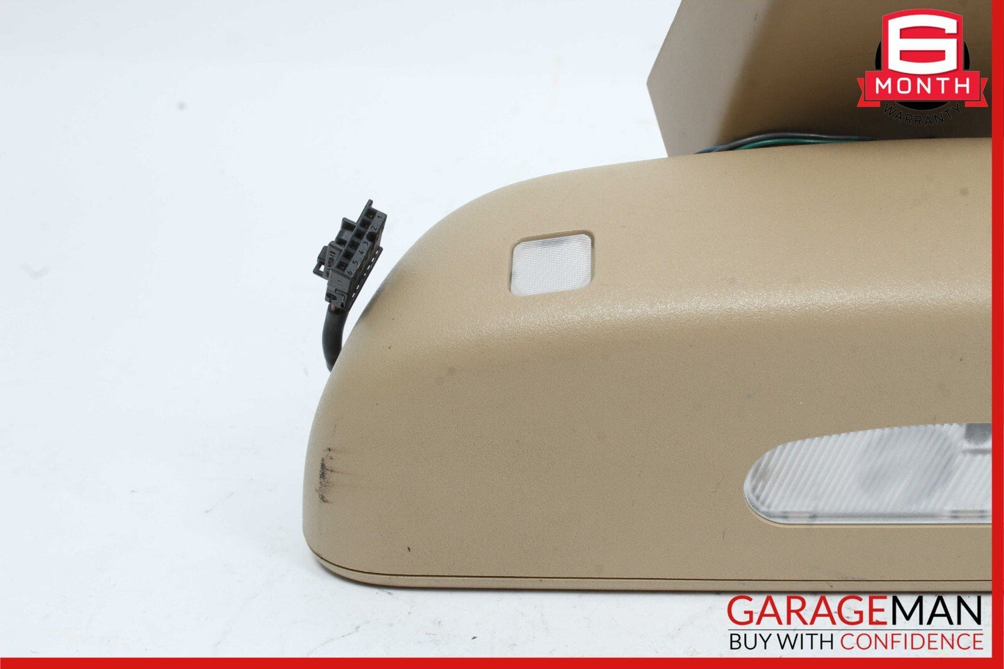 07-09 Mercedes W221 S550 Interior Top Upper Rear View Inside Dim Mirror Brown