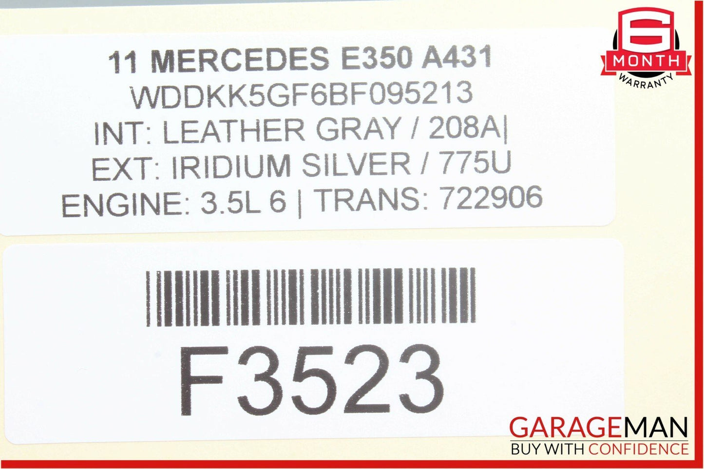 10-13 Mercedes W207 E350 E550 Left Side Steering Wheel Control Button Switch OEM