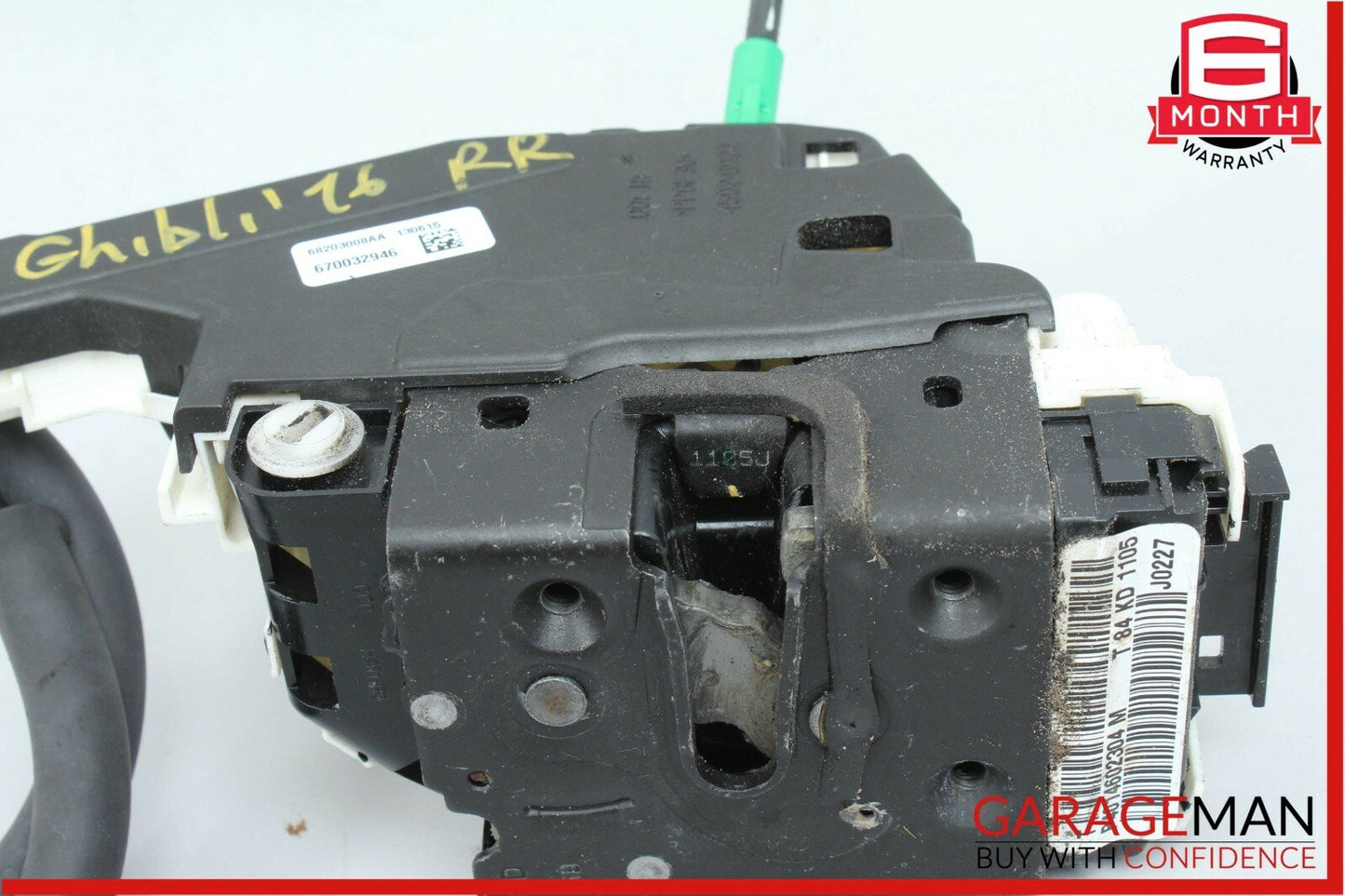 14-17 Maserati Ghibli Rear Right Side Door Lock Latch Actuator Mechanism OEM