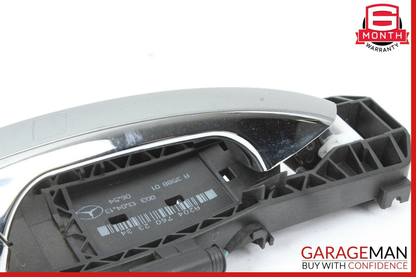 10-13 Mercedes W212 E350 Front Left Side Exterior Door Handle Assembly Silver