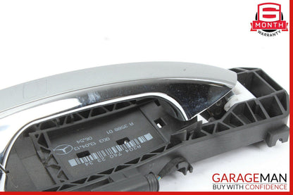 10-13 Mercedes W212 E350 Front Left Side Exterior Door Handle Assembly Silver