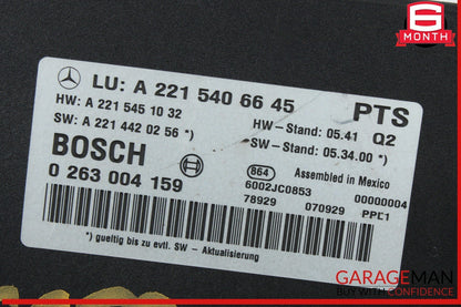 07-10 Mercedes W221 S550 CL550 Parktronic Control Module PDC 2215406645 OEM