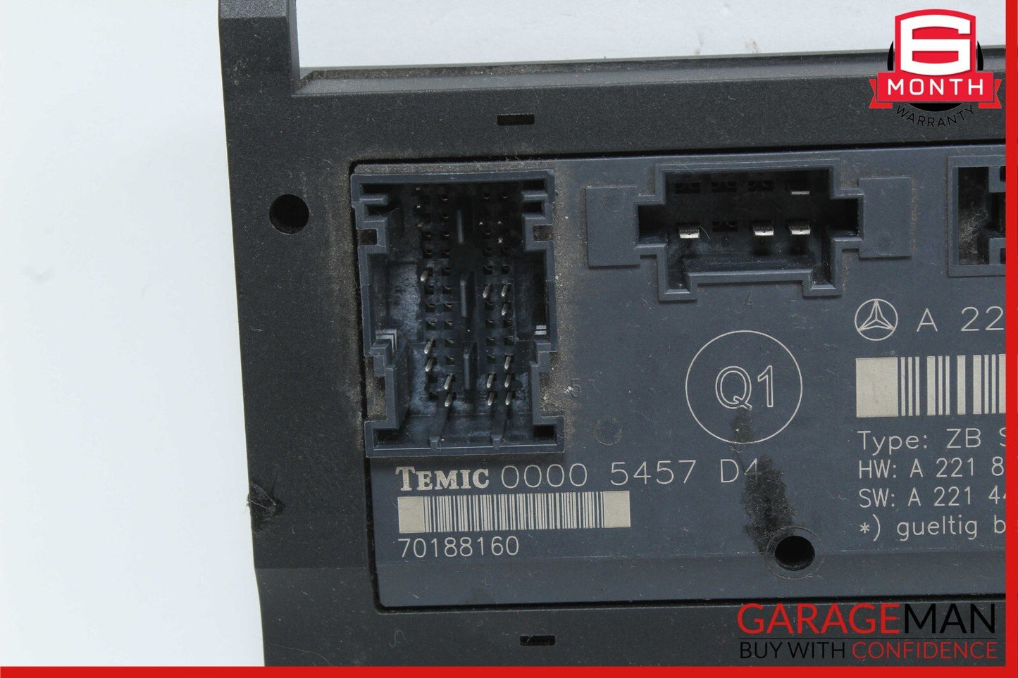 07-09 Mercedes W221 S550 Front Right Passenger Side Under Seat Control Module