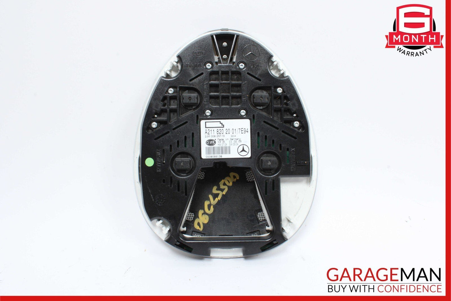 03-11 Mercedes W219 CLS500 E350 Rear Overhead Dome Light Gray 2118202001 OEM