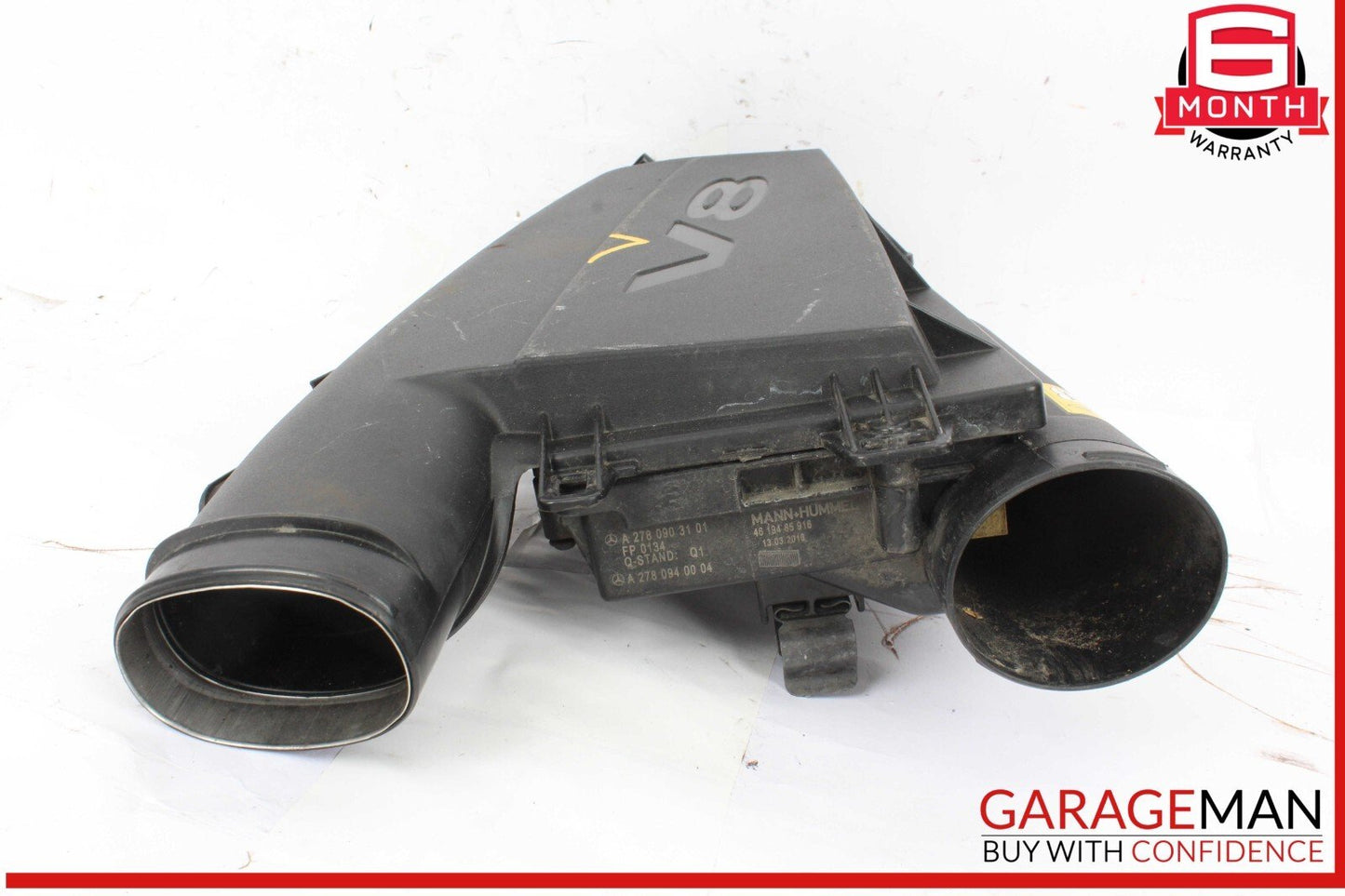 13-14 Mercedes X166 GL450 Air Intake Cleaner Box Left Driver Side 2780903101 OEM