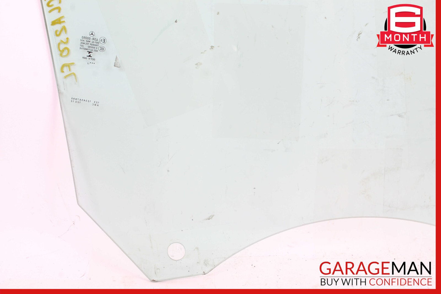 14-18 Mercedes W117 CLA250 Front Left Driver Door Window Auto Glass OEM