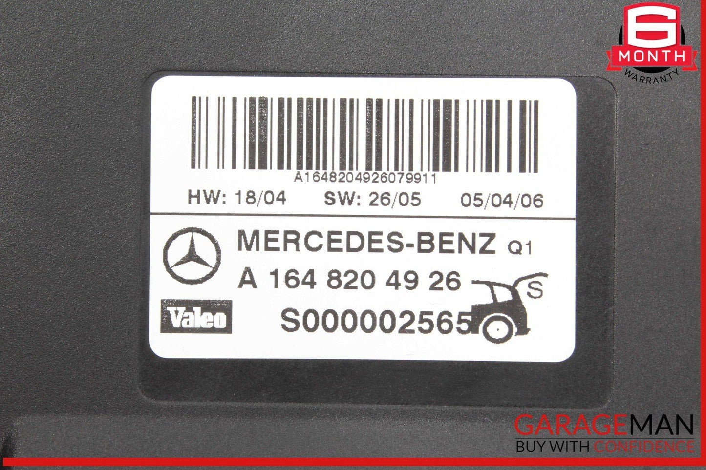 06-09 Mercedes W164 ML350 GL450 Trunk Lid Liftgate Tail Gate Control Module