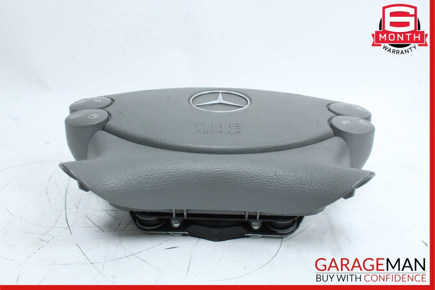 03-12 Mercedes W209 CLK500 E350 SL500 Steering Wheel Airbag Air Bag Grey