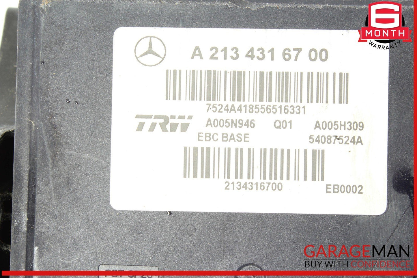 17-20 Mercedes W213 E300 E350 E400 E450 ABS Anti Lock Brake Pump Module OEM