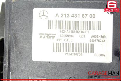 17-20 Mercedes W213 E300 E350 E400 E450 ABS Anti Lock Brake Pump Module OEM