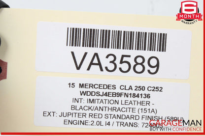 15-20 Mercedes W117 CLA250 S550 Satellite Radio Receiver Control Module Unit OEM