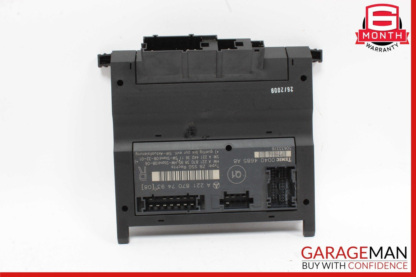 07-13 Mercedes W221 S550 S400 S350 Front Right Side Under Seat Control Unit OEM