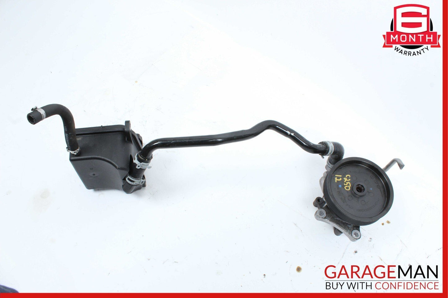 12-14 Mercedes W204 C250 M271 Power Steering Pump Reservoir Tube Hose Assembly
