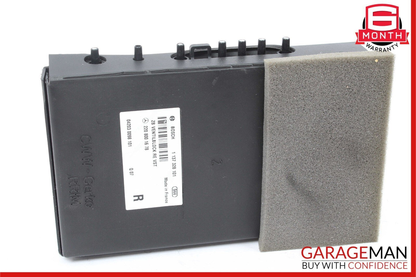 00-06 Mercedes W220 S55 AMG Front Right Dynamic Seat Vacuum Pump Module OEM