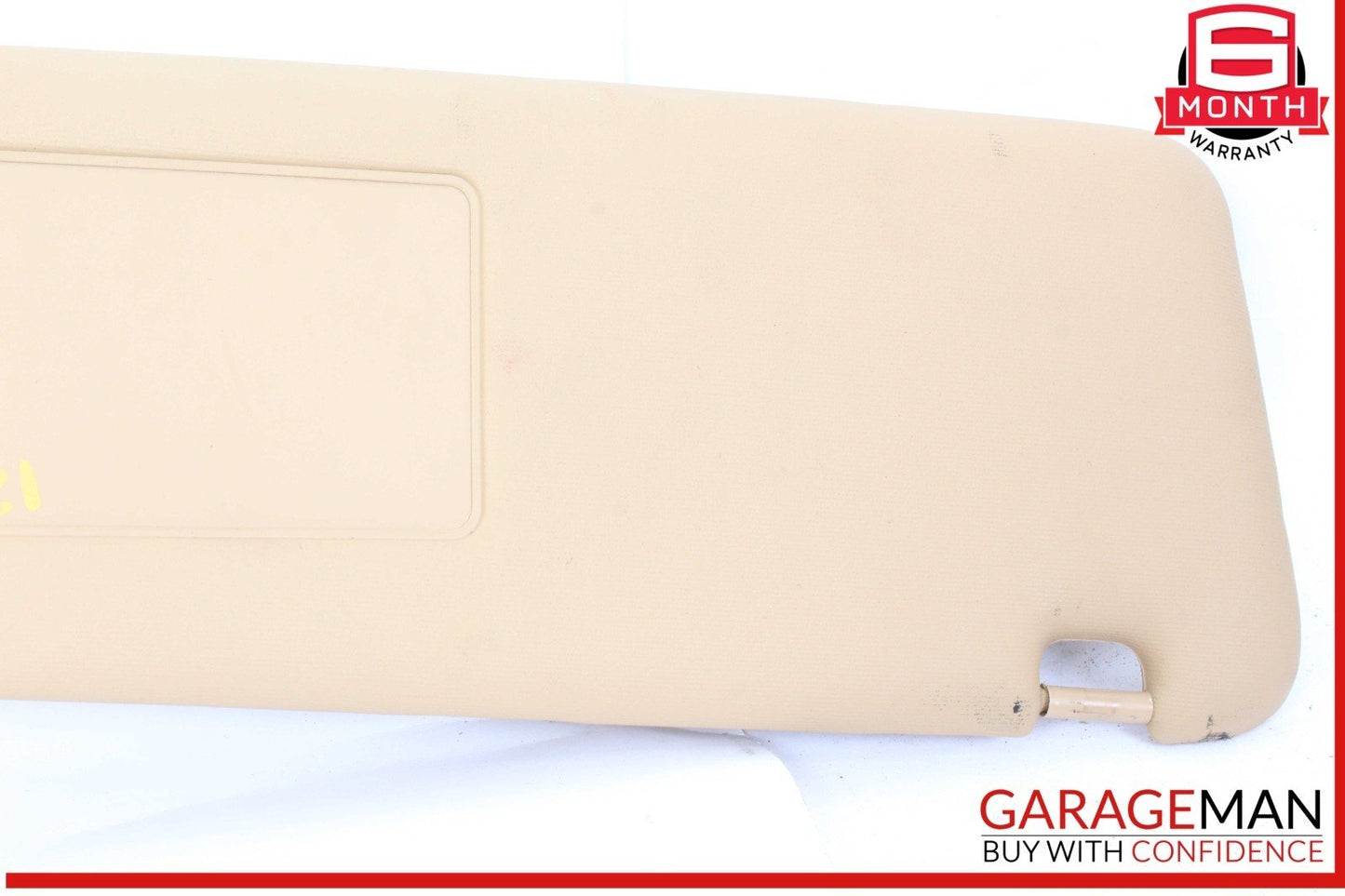 11-14 Porsche Cayenne 958 Front Right Side Sun Visor Sunvisor Beige OEM